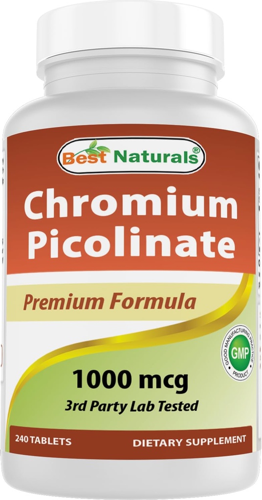Best Naturals Chromium Picolinate 1000mcg 240 טבליות