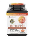 Youtheory Turmeric Curcumin תוסף עם Black Pepper BioPerine, Powerful Antioxidant Properties for Joint & Healthy Inflammation Support 2250 MG 210 קפסולות