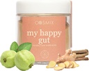 cosmix My Happy Gut, for Improved Digestion, Bloating & Overall Gut Health, Natural, Plant-Based Superfood Blend, Makes Upto 40 Servings, Added Sugar, Vegan 50 G (Pack of 1) Brown