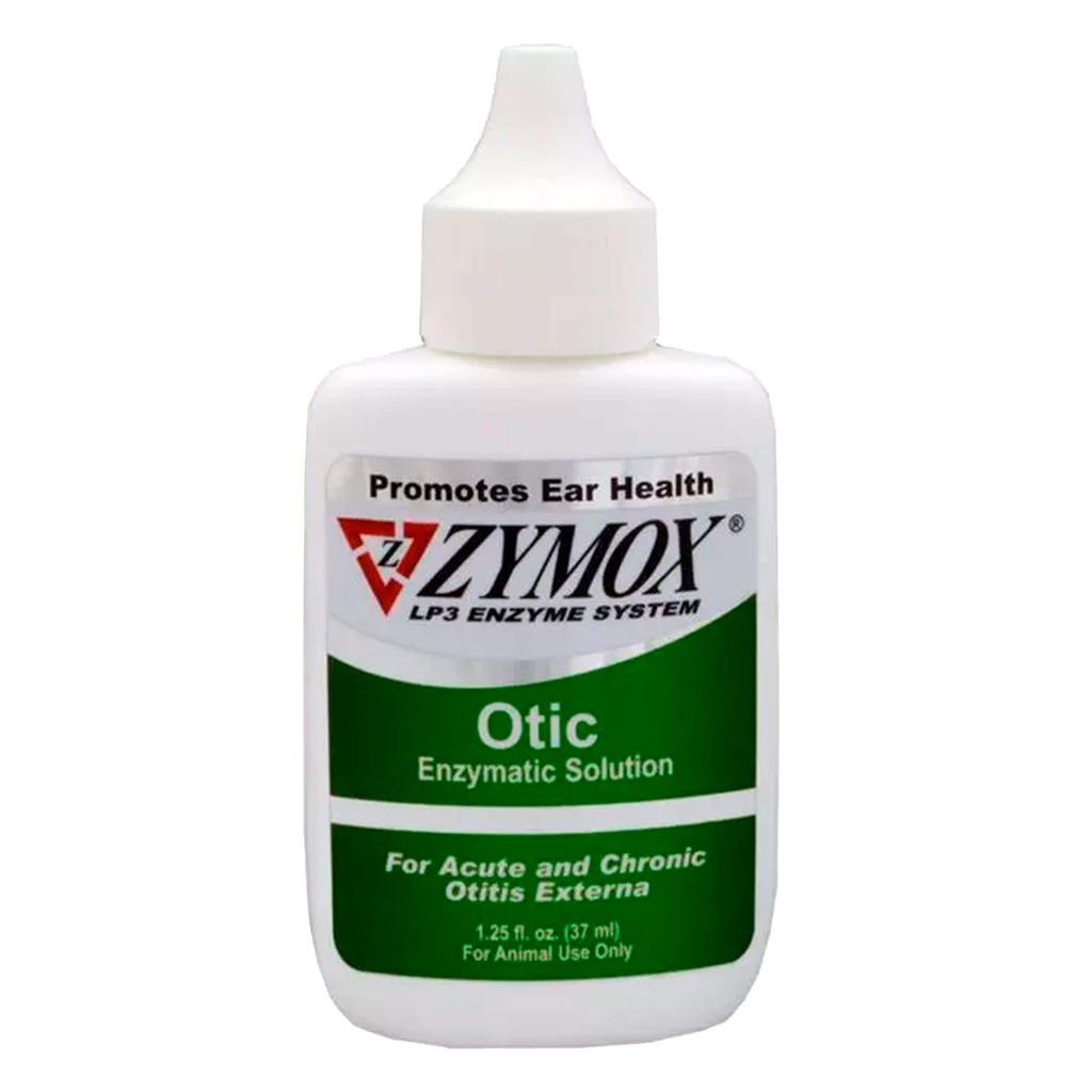 Pet King Brands Zymox Otic Enzymatic Solution for Dogs and Cats to Soothe אוזניים זיהומים ללא Hydrocortisone for Itch Relief, 1.25oz