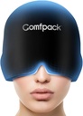 Migraine Relief Cap, Full Head Cold Compress Softupy Headache Cap for Tension, Sinus, Stress Relief, Hangover Ice Hat, Puffy Eyes, Gifts for Migraine Sufferers
