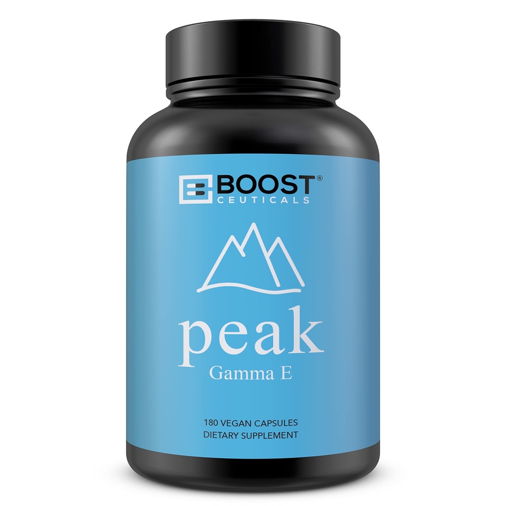 BoostCeuticals ויטמין e Gamma Tocopherol |180mg Gamma e Per Serve | Antioxidant Immunity Support