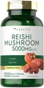 קרליל ריישי Mushroom תוסף 5000mg | 300 קפסולות | Non-GMO, Gluten Free Reishi Mushroom
