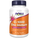 עכשיו תוספי מזון, C-1000 & Zinc Immune, Seasonal Support Formula *, Antioxidant Protection*, 90 ואג קפסולות