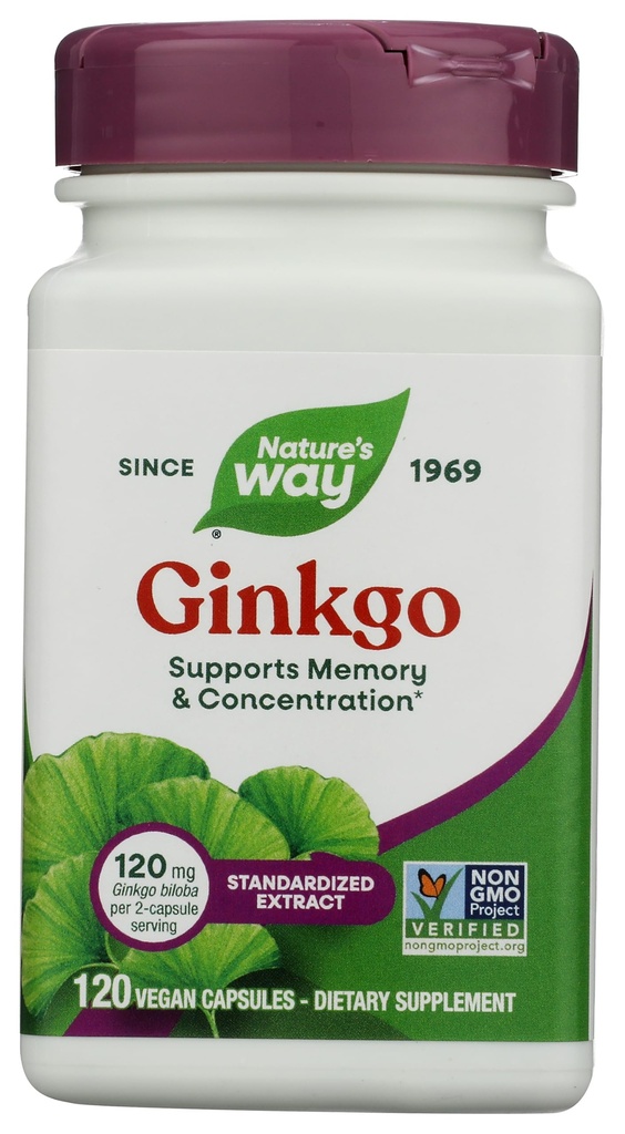 Nature's Way Premium Extraction, Memory and Concentration*, 120 קפסולות