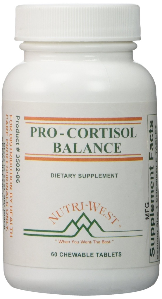 Pro-Cortisol Balance - 60 טבליות Chewable על ידי תזונה מערבית