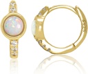 14K Gold Plated 925 Silver יצר את האורל Huggie Hoop אוזנייםrings