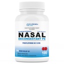 Puregen Labs Nasal Decestant PE 100 טבליות | Phenylephrine HCl 10 מ"ג Tablet | כוח מקסימלי | Non Drowsy Nasal & Sinus Community Relief בשל קר או אלרגיות (1)