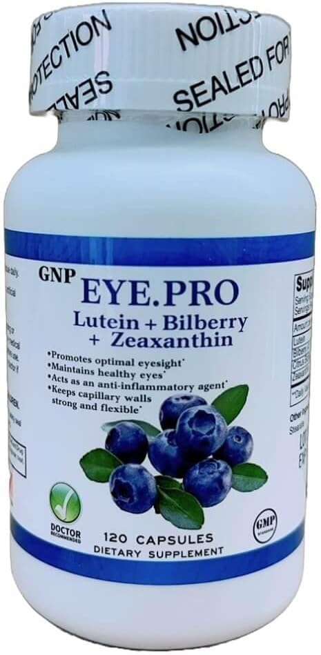 עין Pro-Lutein, Billberry & Zeaxanthin (120 Caps)