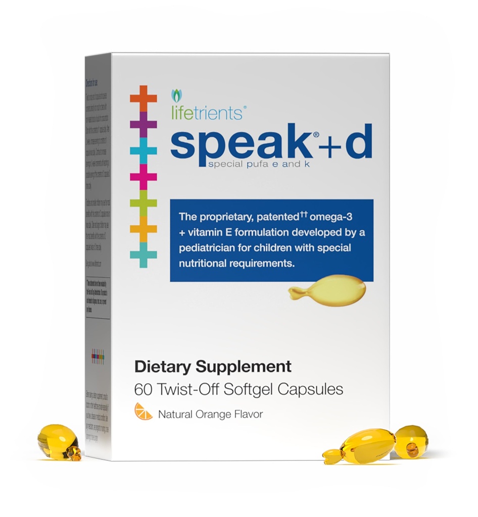 Lifetrients לדבר +d Twist-Off Softgels - כתום טבעי - 60 Softgels - Pediatrician פורמולה כדי לתמוך בילדים עם דרישות תזונתיות מיוחדות - משופרת עם אומגה 3, ויטמין E's & D3