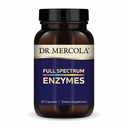 Dr. Mercola Full Spectrum Enzymes - 22 Enzymes שונים - תמיכה בריאות עיכול & Immune - עוזר Digests, Fats, חלבונים וסיבים - non-GMO, Gluten-Free & Soy-Free 90 קפסולות