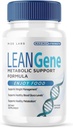 המעבדות Lean Gene Supplement, Metabolic Support Formula for Advanced Weight Loss, קפסולות כוח מקסימליות, All-Natural Pills (60 קפסולות)