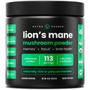 NutraChamps אורגני Lions Mane אבקה - 2000mg Powerful Nootropic עבור זיכרון, פוקוס, Immune תמיכה - אבקת Mane Mushroom של אריה טבעוני עם באופן טבעי Occurring Beta-Glucans - 8oz