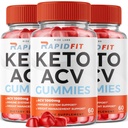 המעבדות - RapidFit Keto ACV Gummies for Advanced Weight Loss with Apple Cider Vinegar Helps in Reducing Belly Fat for Extra Strength (180 מסטיקים)