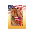 Hsu's גינזנג SKU 105-4 | Long Small #2 | Cultivated American Geneseng ממחוז מרתון, ויסקונסין ארה"ב | 4oz Box, 西洋参, B0009NG68S