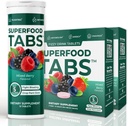 Superfoods Superfoods Company Detox Cleanse Drink - תוספי תזונה לנשים וגברים - תמיכה במשקל בריא, בריאות עיכול, Cravings & Bloating Relief - מעורב ברי פלפור (60 טבליות)