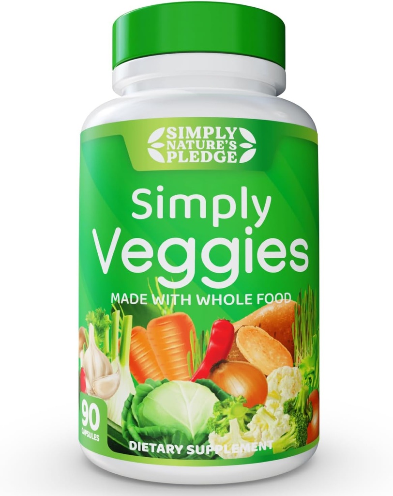 פשוט הטבע של Pledge - Made with Whole Food Superfoods, ארוז עם Beta Carotene ו 18 ירקות שונים - 100% סויה חינם