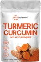 תמצית Turmeric של 95% Curcuminoids (Natural Turmeric Extracting and Turmeric Supplements), 100 גרמים, עשיר באנטיoxidants עבור תמיכה משותפת & Immune, No GMOs, Friendly, India Origin