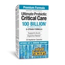 Natural Factors Ultimate Probiotic Critical Care, תומך בשיקום, 9 סטרינס, 100 מיליארד CFU