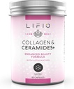 Collagen & Ceramides+, Enhanced Beauty Formula with Astaxanthin & Biotin, ויטמין A, B2, B3, B12, C & D מקדם הפחתה של העור ו-Allastity, Non-GMO, Gluten-Free, Soy-Free, 60 קפסולות