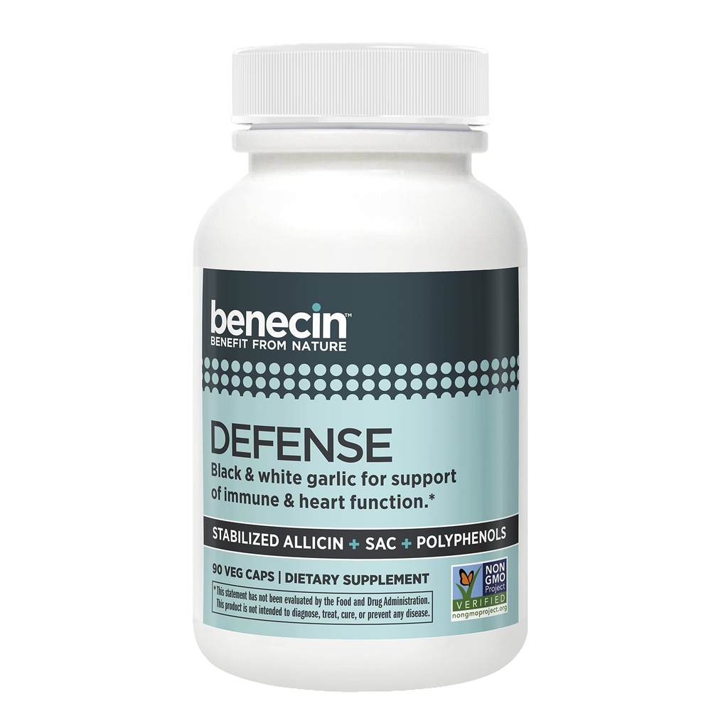 Benecin Defense 1500 mcg Stabilized Allicin לכל קפסולה