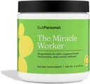 The Miracle Worker Magnesium Glycinate אבקה לשינה - אבקת שומן צ'רד מגנסיום לשתייה מסייע להפחית מתח קבוע בעוד כאבי בטן עם Strawberry Flavor - 30 משרתים