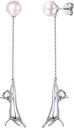 SILVERCUTE 925 Silver Earrings for Women,Silver Cat/Dinosaur/Devil Horn/Leaf/Snake/Skeleton שונים של סטאד אוזנייםרינג או אוזניים Cuffs