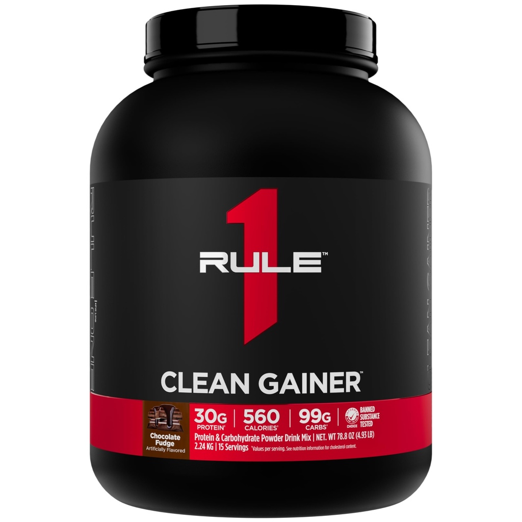 כלל 1 נקי מקבלן - High-Protein Lean להשיג פורמולה עם 560 קלוריות, 30g של חלבון עתקרום מלא, מעל 90g carbs, תחת 6g של שומן (15 משרתים, שוקולד Fudge)