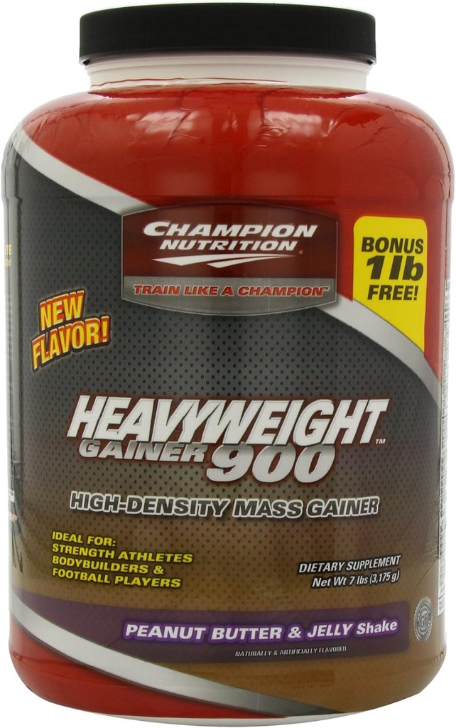 Champion Nutrition HV Gainer 900 Peanut Plus Jelly, 7.15 פאונד