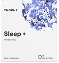 THORNE Sleep + Dissolvable Supplement Disc - Chamomile, L-theanine ומלטונין לשינה עמוקה, מנוחה - 15 משרתים
