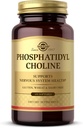 Solgar Phosphatidylcholine, 100 Softgels - לקדם פונקציונליות קוגניטיבית בריאה - Derived from Lecithin - מכיל כולסטרול עבור Neurotransmitter Acetylcholine - Gluten Free, חלב חינם - 50 משרתי חלב - 50