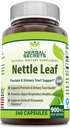 סודות צמחיים Nettle Leaf 900 Mg Per משרת 240 קפסולות - תומך ב- Urinary Tract ו Prostate - Exupports Upper Respiratory Health