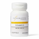 Integrative Therapeutics ויטמין E - תוספת אנטי-חמצן לתמיכה בריאות קרדיווסקולרית* - תמיכה בלב * - חינם ללא חלב וגלוטן חינם - 60 Softgels (60 משרתים)