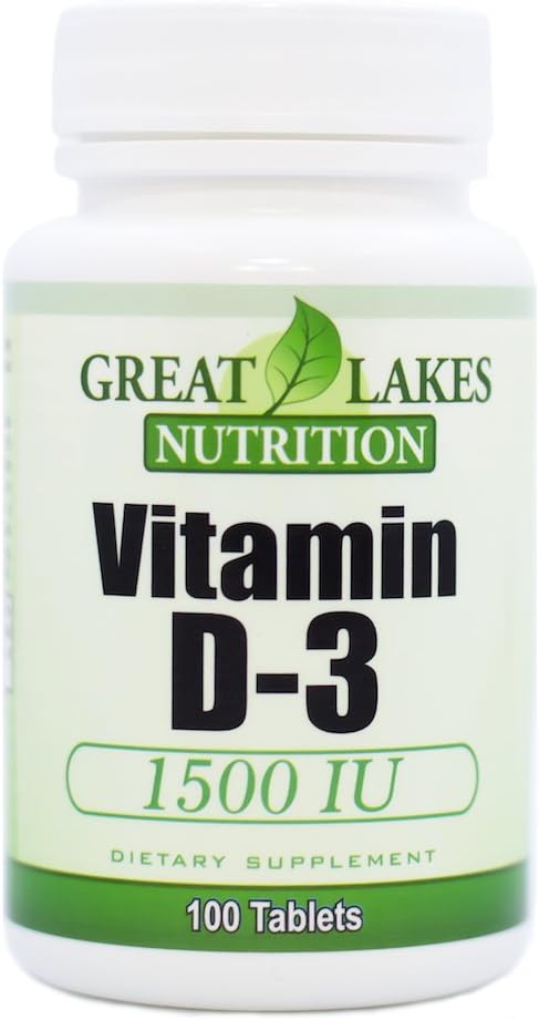 ויטמין D-3 עם High Potency 1,500 IU (3 Pack) | Regulates Immune Function, Supports Healthy Bones