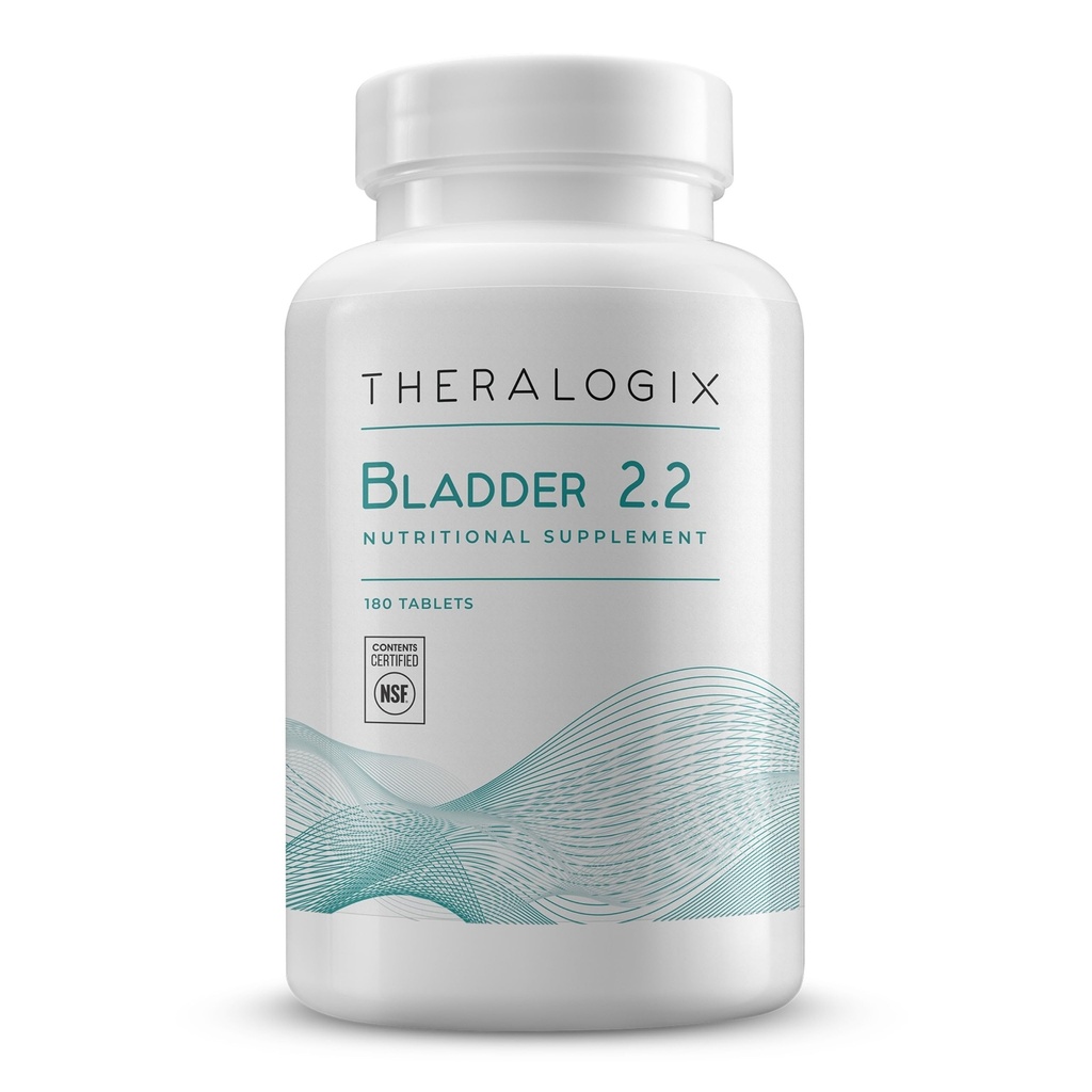 Theralogix Bladder 2.2 Multivitamin & Multimineral תוסף - 90 ימים אספקה - תוספת תמיכה בשומן לגברים ונשים - ויטמינים A, C, D, E, Zinc & More - NSF מוסמך - 180 טבליות