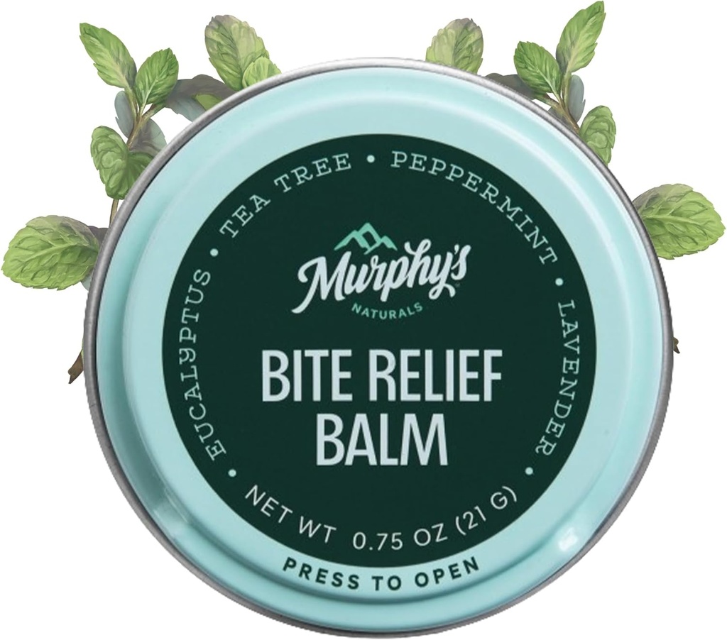 טבעי של מרפי Insect Bite הקלה Balm, נסיעות ידידותי, Soothes באג Bites עם שמן מבוסס צמחי, מהיר-מעשי, יישום קל, 0.75oz