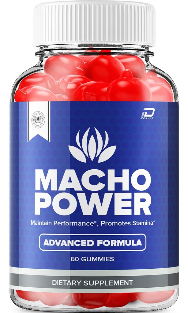Macho Power Gummies for Men - MachoPower Male Gummies All-Natural תוסף, Power Macho Gummies ביקורות (1 Pack - 60 חניכיים)