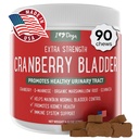 iHeartDogs תוספת כוח שתן, Bladder, & Kidney תמיכה לכלבים - Cranberry, D-Mannose & Echinacea מסייע לשמור על בריאות כלי רכב שתן, מחזק Weak & Incontinental Bladder Bladder Bladder Bla.