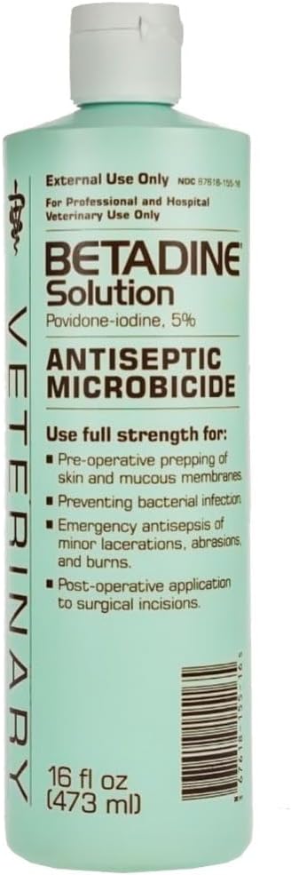 Betadine 5% פתרון, 16 Fl Oz (Pack of 1)