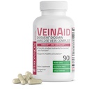 Bronson VeinAid Diosmin 1000mg DiosVecose Vein Complex with Venocin & Centellin, 90 קפסולות צמחוניות