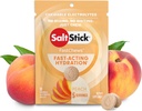 SaltStick Fastchew Electrolyte טבליות עבור Rehydration, Packet של 10 טבליות, Peach, 10 Count (7201761)