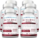 תוסף מוסמך למדע BCAA - 360 טבליות - 2400 מ"ג - להגביר את הביצועים ולשפר את פיתוח השרירים - L-Leucine, L-Isoleucine, L-Valine - Made in USA, non-GMO