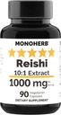 MONOHERB Reishi Mushroom 1000 מ"ג - 90 קפסולות צמחוניות