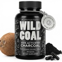 מזונות פרועים הפעילו קפסולות Charcoal | 100% אורגני Shells Active Tablet עבור Bloating & Hangover | מעבדה Tested & non-GMO Detox Pills | Made in USA (120 קפסולות)
