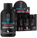 גורילה Mind Energy Shots (Pack of 6) - Enhanced Focus & Energy, Sugar-Free, Fast-Acting, Fast-Acting Formula with Vietnams & Natural Extracts (Black Cherry Vanilla)