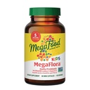 Mega Food MegaFlora Kids Probiotics - 5 מיליארד CFUs - Non-GMO, Vegetarian, Made Without 9 Allergens, Probiotics for Digestive Health - 60 מיני קפסולות (60 משרתים)