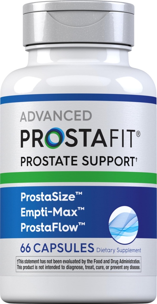 Piping Rock ProstaFit Advanced Prostate Support* | תוספי בריאות לגברים | מתחם צמחי עם Saw Palmetto, Pumpkin Seed, Zinc, Plus Sting Nettle Extracts | 66 קפסולות | מעבדה נבדקה