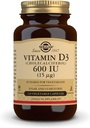 Solgar ויטמין D3 (Cholecalciferol) 15 mcg (600 IU), 120 קפסולות ירקות - מסייע לשמור על עצמות בריאות ושיניים - תמיכה כספית - non-GMO, Gluten Free, חלב חינם, כשר, Halal - 120 משרתות