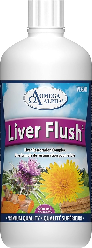 אומגה אלפא - Liver Flush - 500 מ"ל