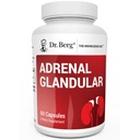 ד"ר ברג Adrenal Glandular - הורמון איזון פורמולה אשר תומכת בתפקוד Adrenal בריא - תוספת תמיכה Adrenal - 60 קפסולות